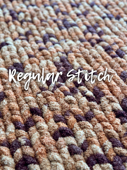 Custom Chunky Knit Blanket
