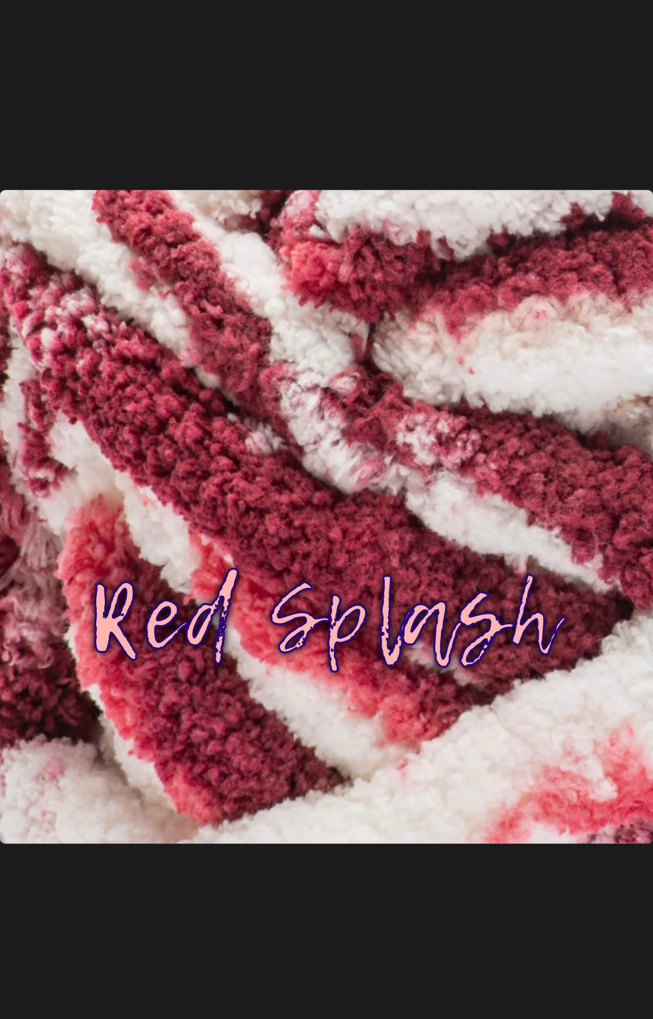 Custom Chunky Knit Blanket