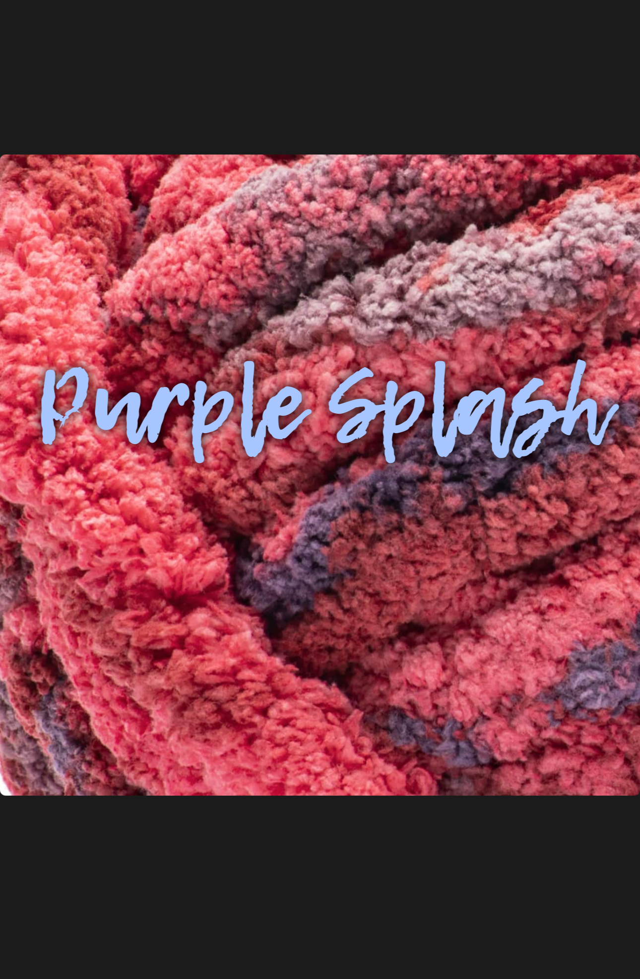Custom Chunky Knit Blanket