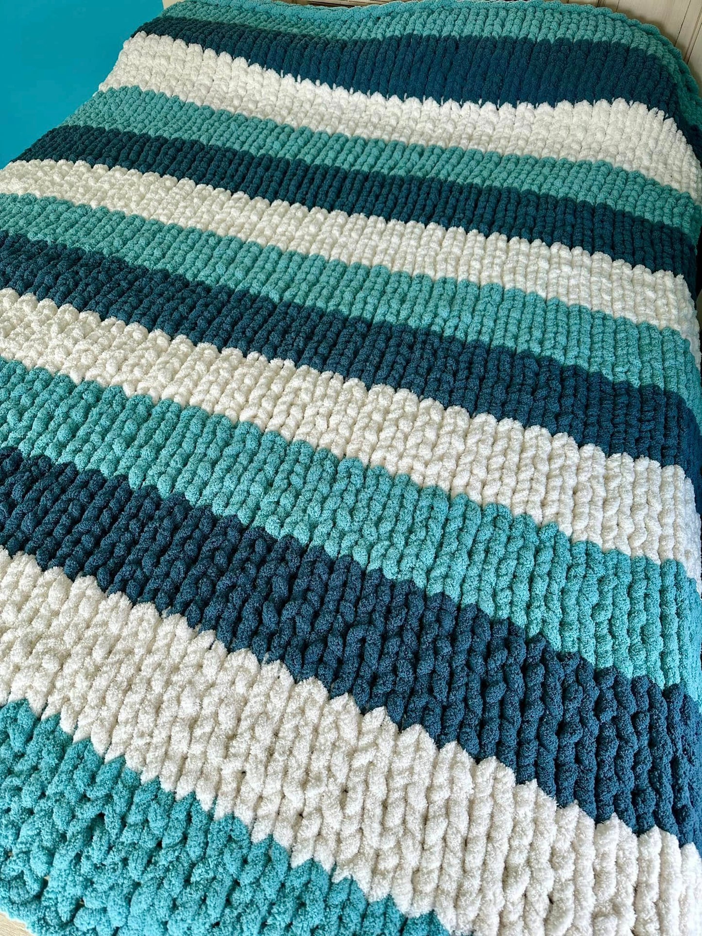 Custom Chunky Knit Blanket