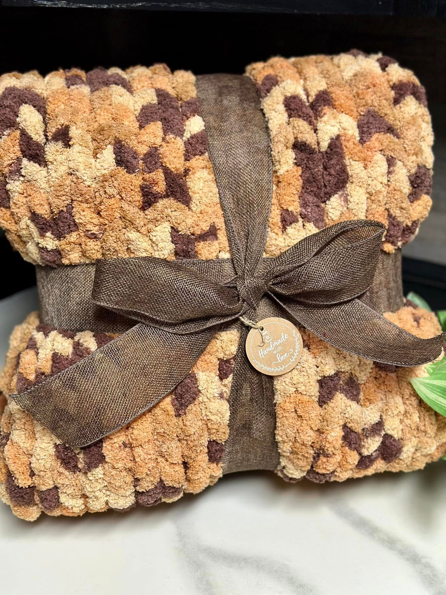 Custom Chunky Knit Blanket
