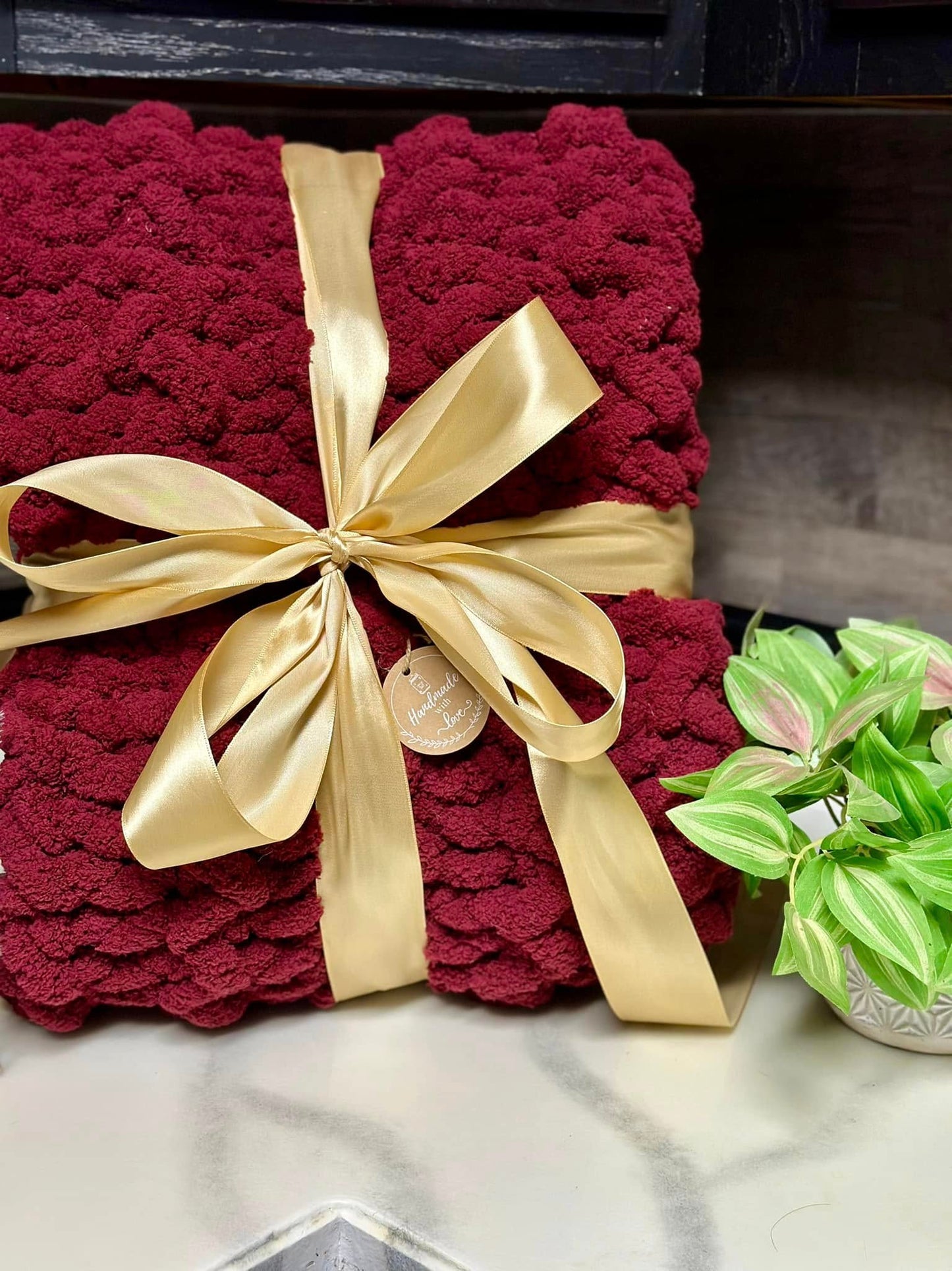 Custom Chunky Knit Blanket