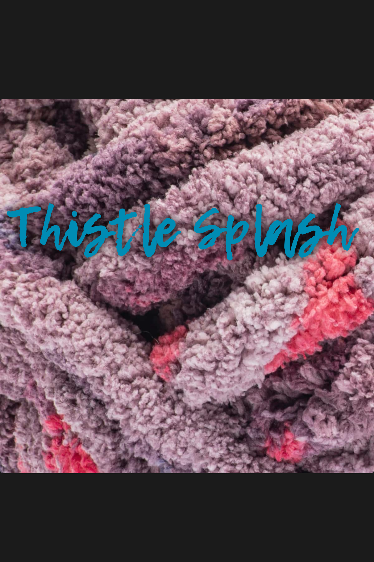 Custom Chunky Knit Blanket