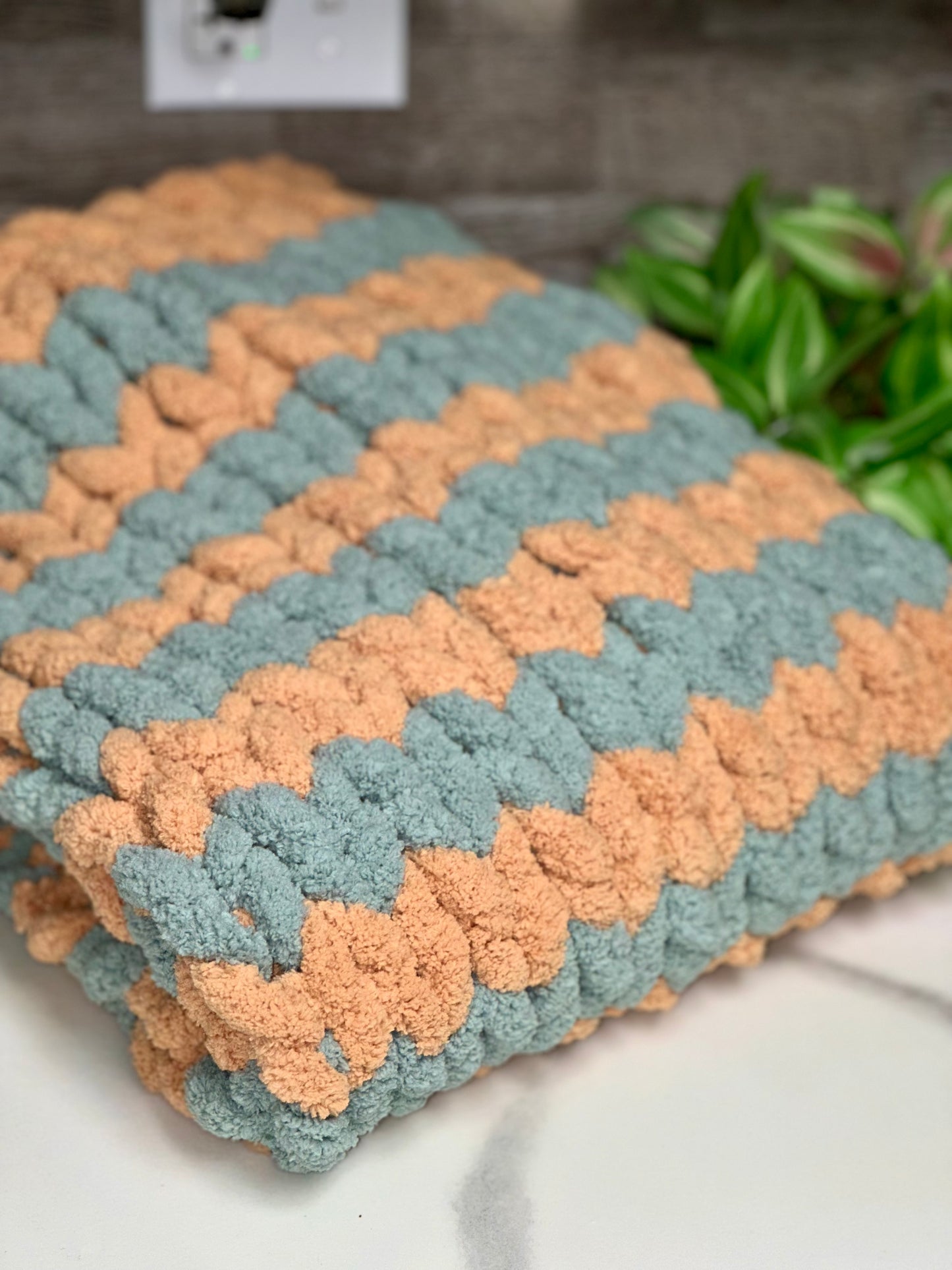 Custom Chunky Knit Blanket