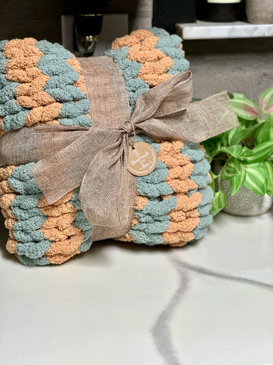 Custom Chunky Knit Blanket