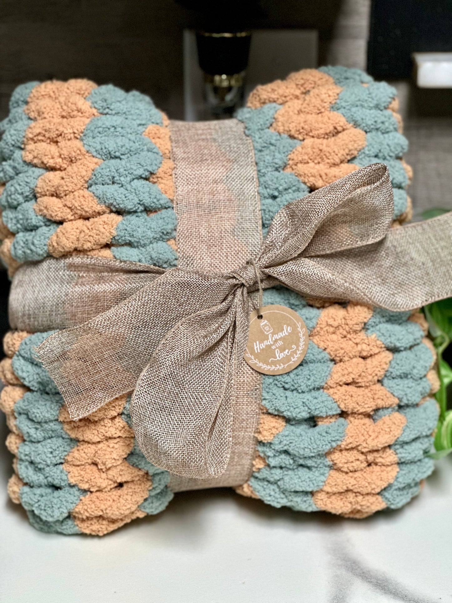 Custom Chunky Knit Blanket