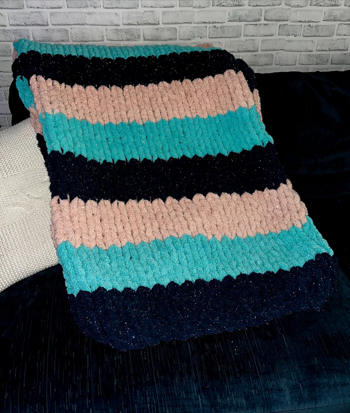 Custom Chunky Knit Blanket