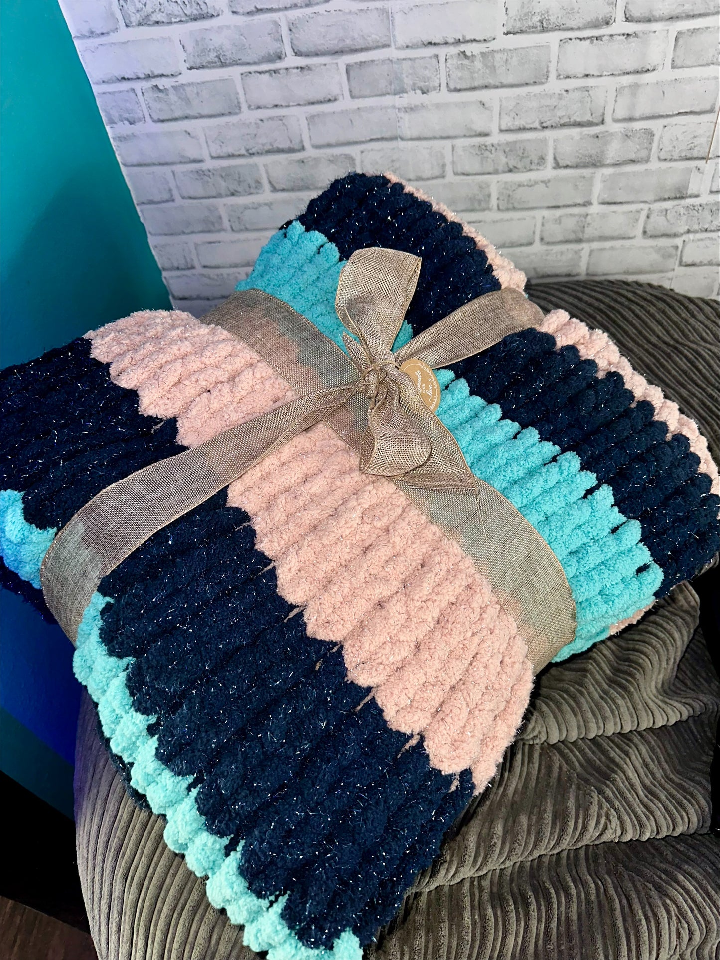 Custom Chunky Knit Blanket